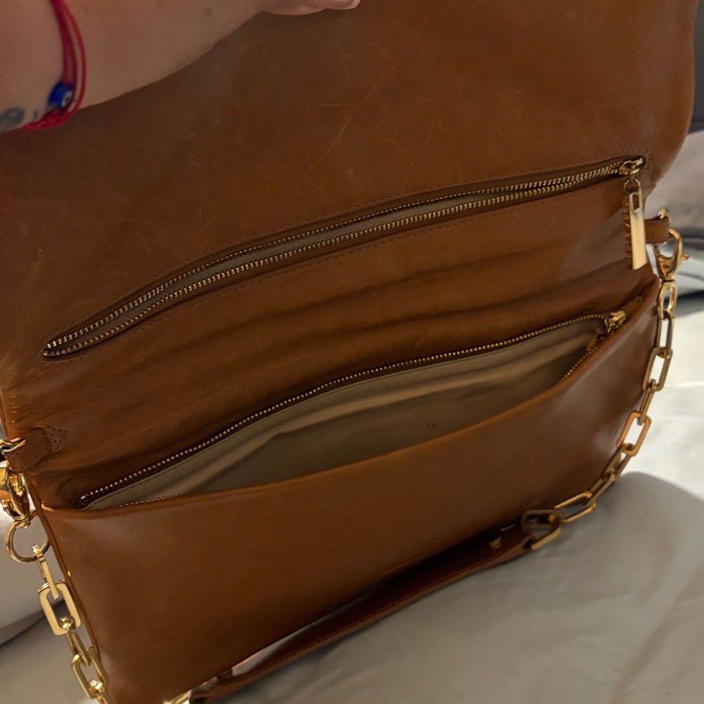 Tory Burch Tan Leather Clutch - Picture 4 of 5